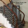Báo giá cầu thang inox tay vịn gỗ