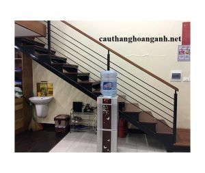 cầu thang xương cá lên gác xép