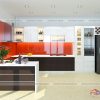 kính màu đỏ ốp bếp 03