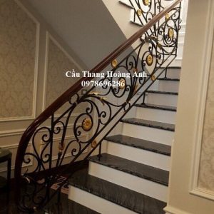 mẫu cầu thang sắt đẹp