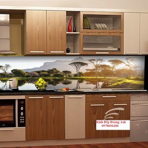 Báo giá kính 3D ốp bếp