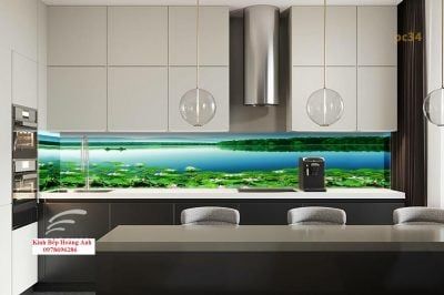 Tranh kính ốp bếp tại Hà Nội