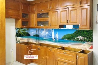 Tranh kính ốp bếp đẹp,độc,lạ