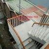 Cầu thang sắt tay vịn nhựa tại bắc ninh
