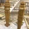 mẫu trụ gỗ tân cổ điển cho nhà biệt thự