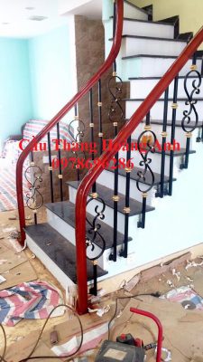 Cầu thang sắt nghệ thuật chữ S