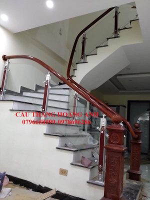 Báo giá thi công cầu thang kính tại cẩm khê phú thọ