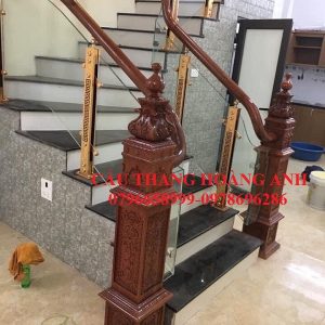 Báo giá thi công cầu thang kính tại gia lân hà nội 02