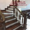 Thi công cầu thang gỗ tại Giáp Bát