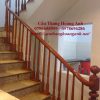Thi công cầu thang gỗ tại Hoàng Mai